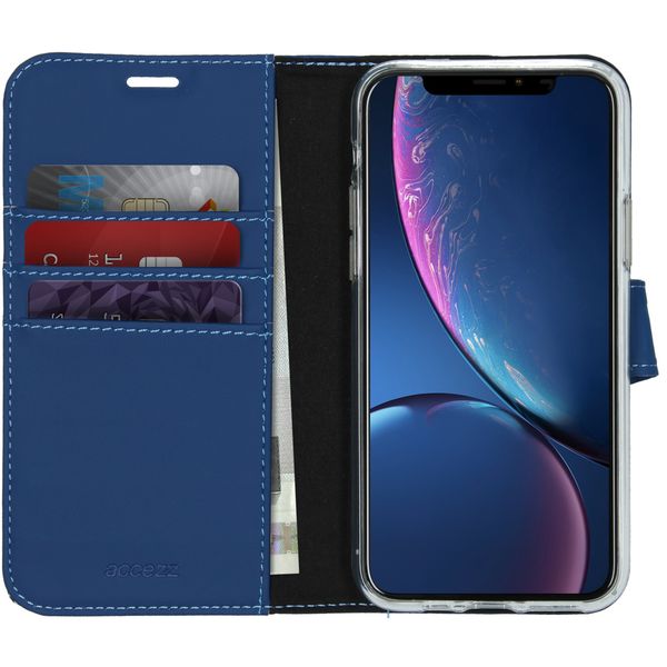 Accezz Étui de télephone Wallet Apple iPhone 11 Pro - Bleu