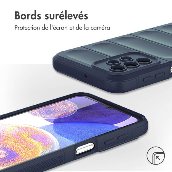 imoshion Coque arrière EasyGrip Samsung Galaxy A23 (5G) - Bleu foncé