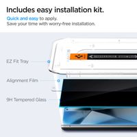 Spigen Protection d'écran en verre trempé GLAStR Privacy Applicator Samsung Galaxy S24 Ultra