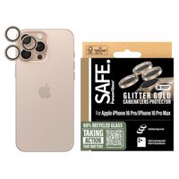 SAFE by PanzerGlass Protection Caméra iPhone 16 Pro / 16 Pro Max - Glitter Gold