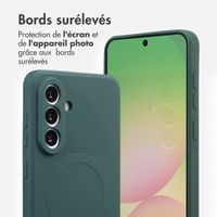 imoshion Coque Couleur avec MagSafe Samsung Galaxy A56 - Vert foncé