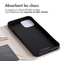 imoshion Étui de téléphone portefeuille Design iPhone 15 - Beige Graphic