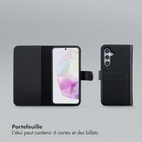 Selencia Étui portefeuille amovible Olyn avec MagSafe Samsung Galaxy A35 / A55 - Noir