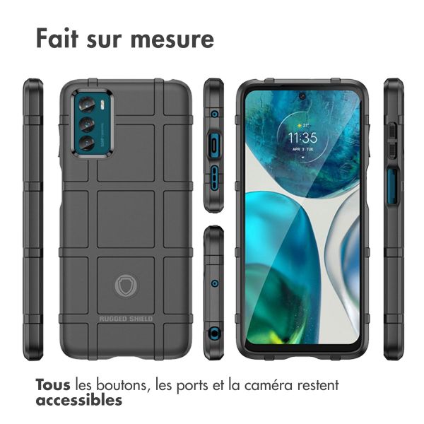 imoshion Coque Rugged Shield Motorola Moto G42 - Noir