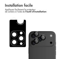 imoshion Protection d'objectif d'appareil photo (pack de 2) Apple iPhone 17 Pro / 17 Pro Max - Noir