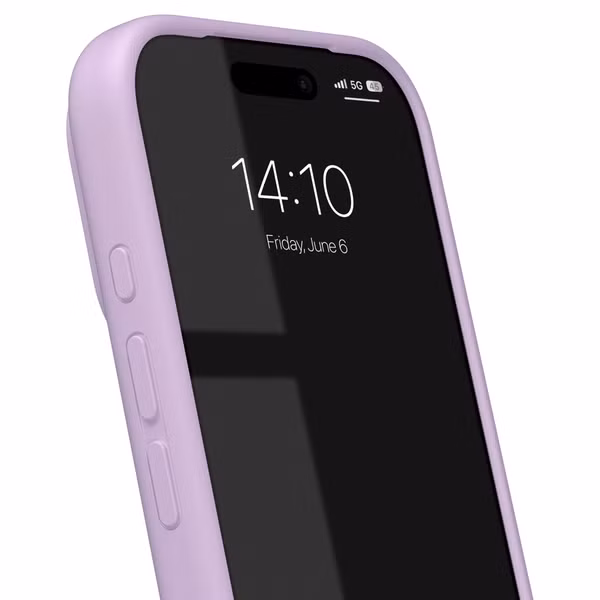 iDeal of Sweden Coque en silicone avec MagSafe Apple iPhone 17 Pro - Lavender Milk