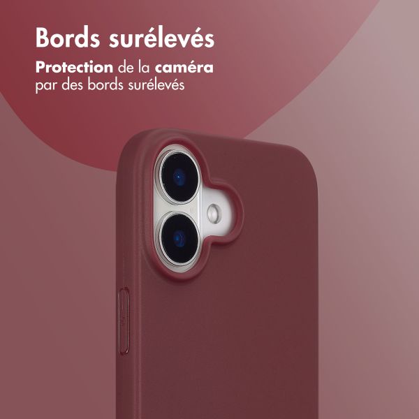 imoshion Coque Couleur Apple iPhone 16 - Wine Red