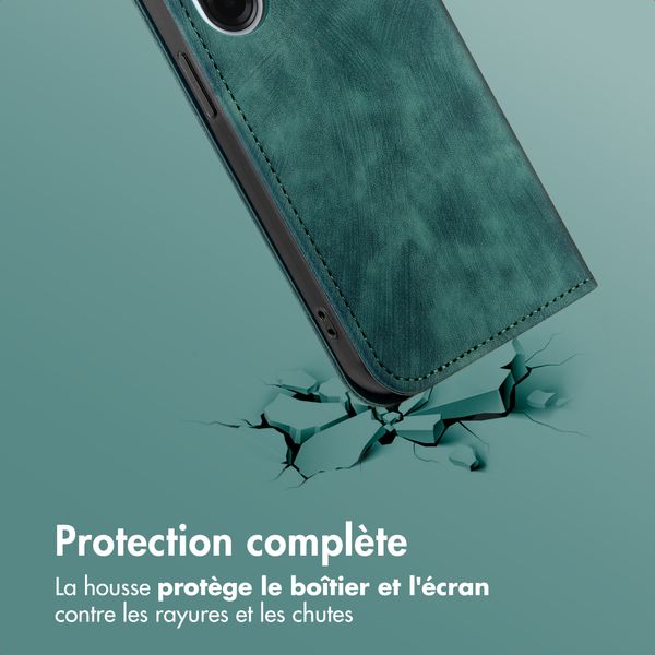 imoshion Étui de téléphone portefeuille Slim Samsung Galaxy A37 (5G) - Vert