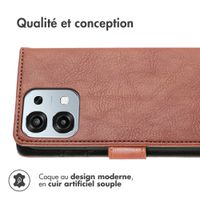 imoshion Étui de télephone portefeuille Oppo A6 Pro (5G) - Marron
