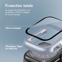 imoshion Coque rigide à couverture complète Apple Watch 7 / 8 / 9 - 45 mm - Argent