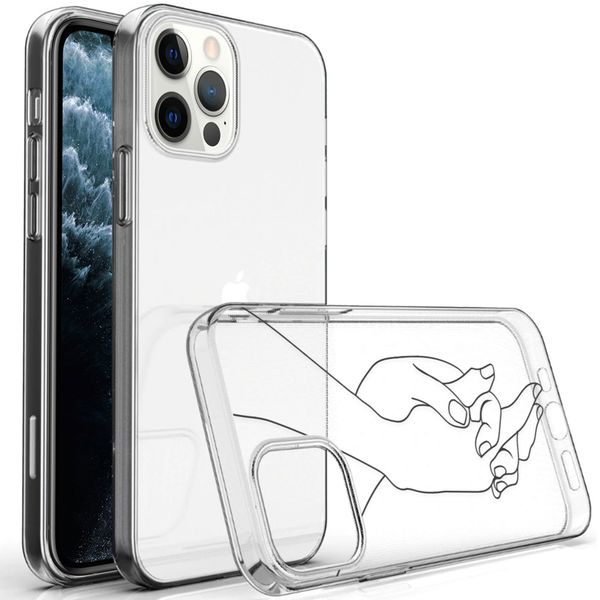 imoshion Coque Design iPhone 12 (Pro) - Holding Hands 