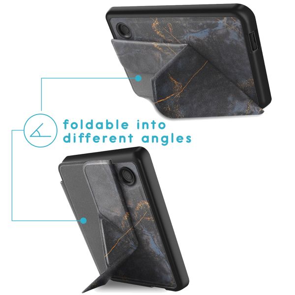 imoshion Étui de liseuse portefeuille design Pliable Kobo Clara Colour / BW - Black Marble