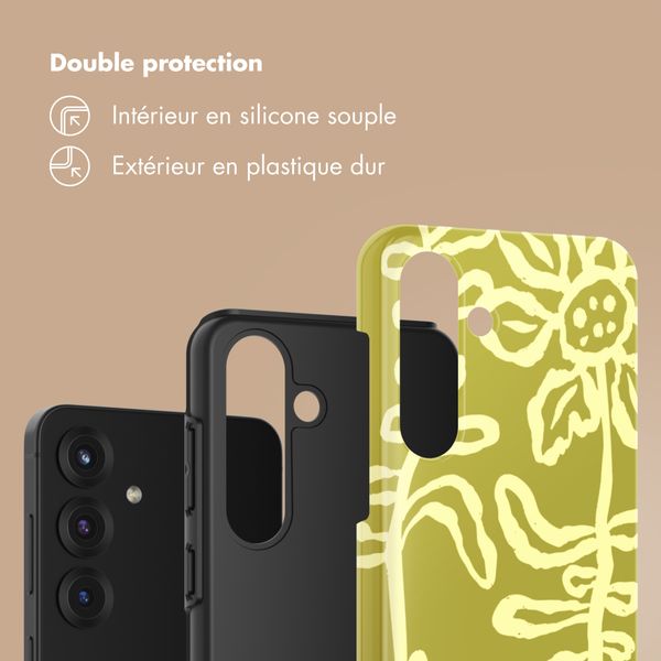 Selencia Coque arrière Vivid Samsung Galaxy S25 - Chalky Bloom