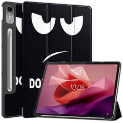 imoshion Coque tablette Design Trifold Lenovo Tab P12 - Don't touch