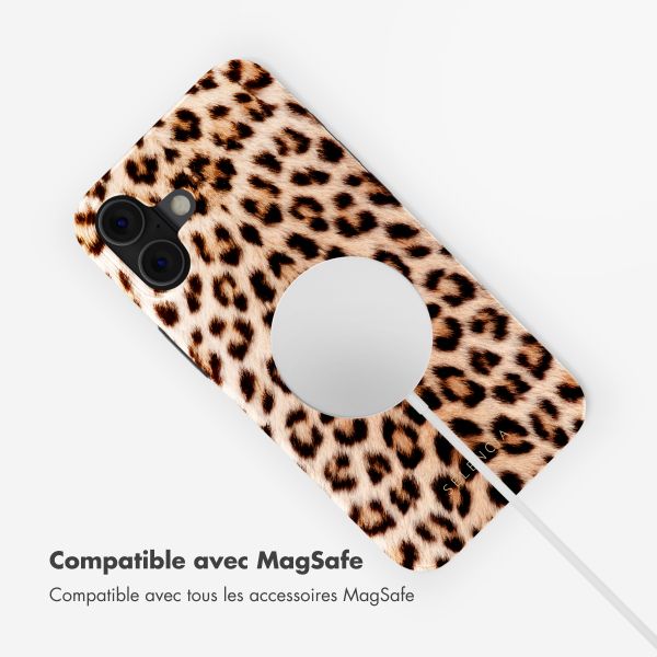 Selencia Coque arrière Vivid avec MagSafe Apple iPhone 16 - Wild Leo