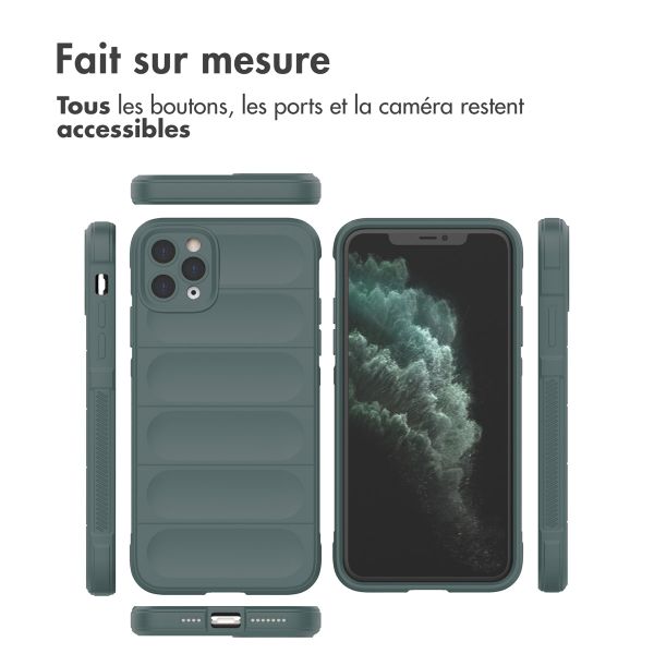 imoshion Coque arrière EasyGrip iPhone 11 Pro Max - Vert foncé