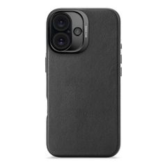 Decoded Coque en cuir MagSafe Apple iPhone 16 - Noir