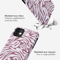 Selencia Coque arrière Vivid Apple iPhone 11 - Trippy Swirl Dark Rose