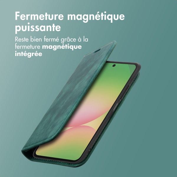 imoshion Étui de téléphone portefeuille Slim Samsung Galaxy A56 - Vert