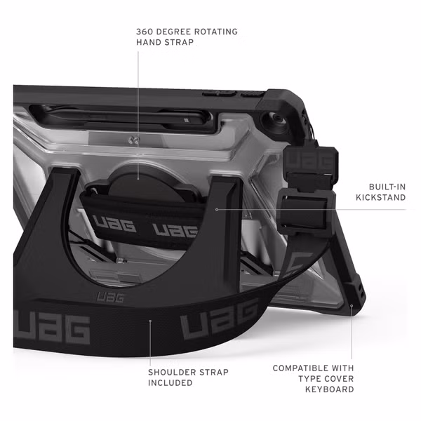UAG Coque Plasma Microsoft Surface Pro 12 - Ice Black
