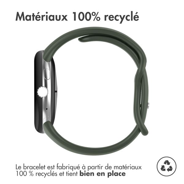 imoshion Bracelet en silicone⁺ Google Pixel Watch / Watch 2 / Watch 3 / Watch 4 (41 mm) - Taille S - Vert foncé