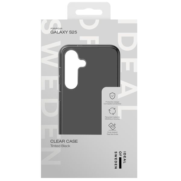 iDeal of Sweden Coque Clear Samsung Galaxy S25 - Tinted Black