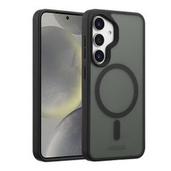 Accezz Coque Givrée Robuste avec MagSafe Samsung Galaxy S25 - Noir