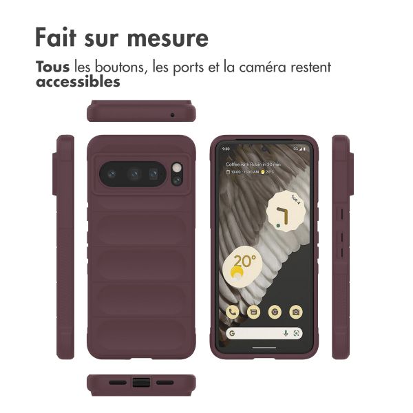 imoshion Coque arrière EasyGrip Google Pixel 8 Pro - Aubergine