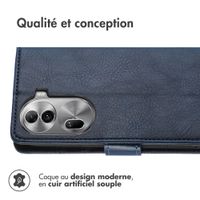 imoshion Étui de téléphone portefeuille Oppo Reno 11 F - Bleu foncé