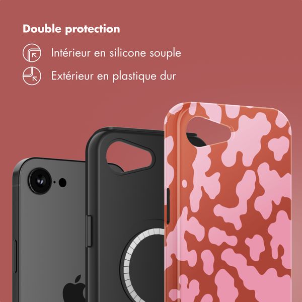 Selencia Coque arrière Vivid avec MagSafe Apple iPhone 16e - Moo’d Blush Pink