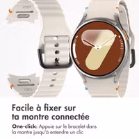 imoshion Bracelet Wave en silicone Samsung Galaxy Watch 4 / 5 / 6 / 7 / FE (20 mm) - Starlight