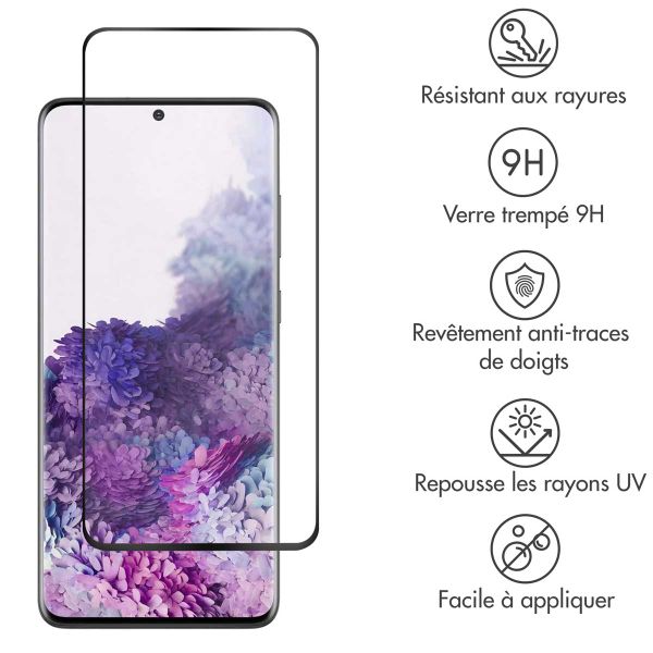 Accezz Protection d'écran en verre trempé Full Cover Samsung Galaxy S20