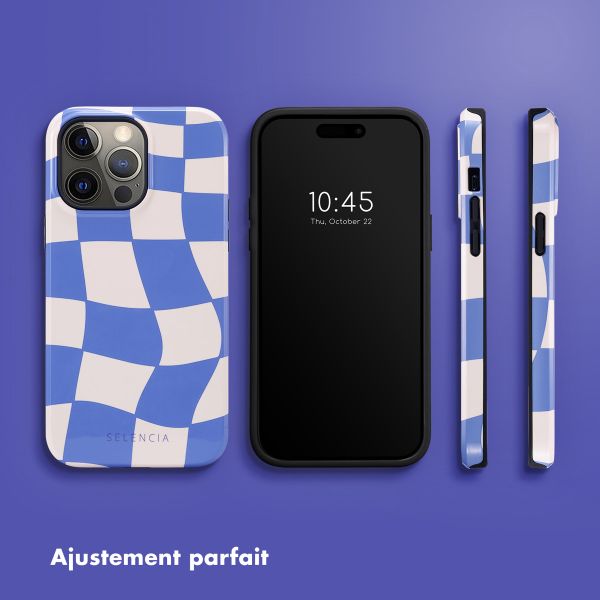 Selencia Coque arrière Vivid Apple iPhone 14 Pro Max - Groovy Sapphire Blue