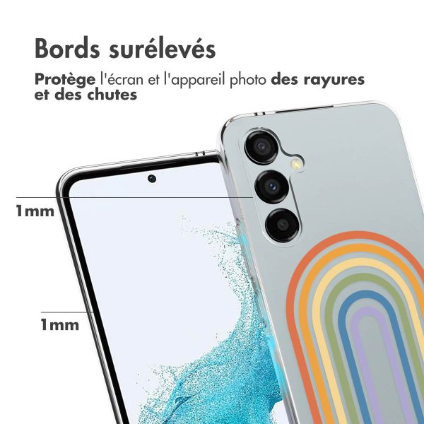 imoshion Coque Design Samsung Galaxy A54 (5G) - Rainbow