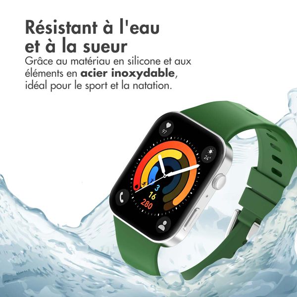 imoshion Bracelet en silicone pour Huawei Watch Fit 3 - Vert