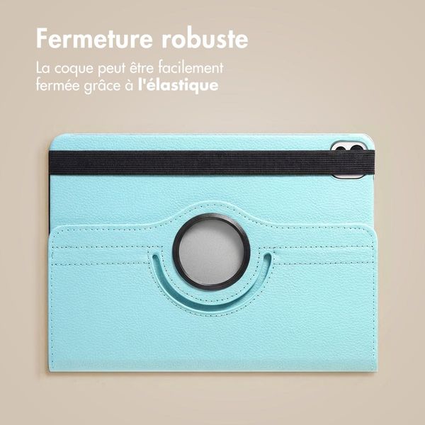 imoshion Coque tablette rotatif à 360° Apple iPad Pro 12.9 (2020/2021/2022) - Bleu clair
