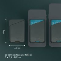 Accezz Porte-cartes en cuir - Compatible avec MagSafe et Qi2 - Cedar Green