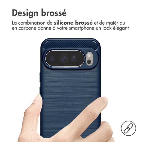 imoshion Coque Brushed Google Pixel 10 Pro XL - Bleu foncé