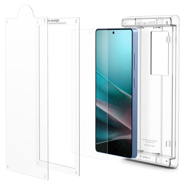 Spigen EliteShield EZ Fit avec plateau d'installation - 1 pack Samsung Galaxy S25 Ultra