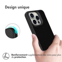 imoshion Coque Rugged Hybrid Carbon iPhone 16 Pro - Noir