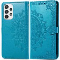 imoshion Etui de téléphone portefeuille Mandala Samsung Galaxy A53 - Turquoise