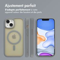 imoshion Coque Color Guard avec MagSafe iPhone 15 - Gris