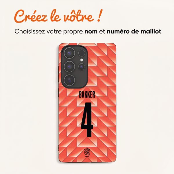 Crée ta propre coque arrière Nederlands Elftal Samsung Galaxy S25 Ultra - Équipe nationale néerlandaise '88