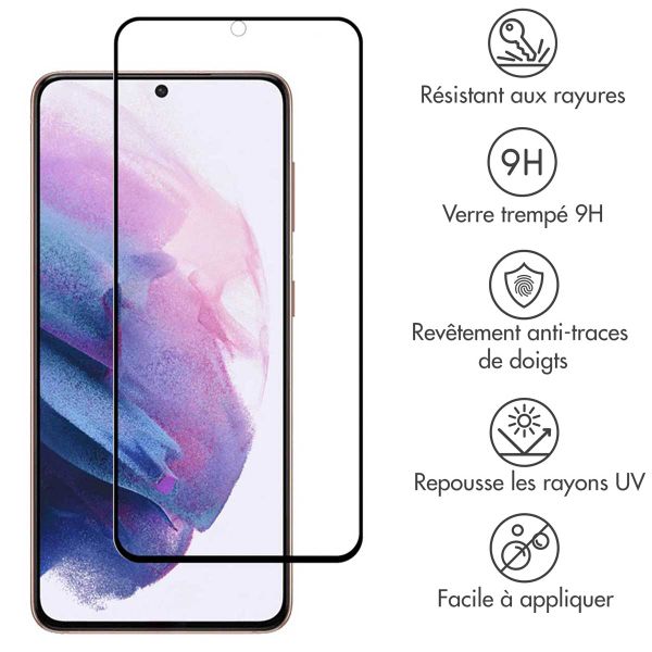 Accezz Protection d'écran en verre trempé Full Cover Samsung Galaxy S22 Plus / S23 Plus