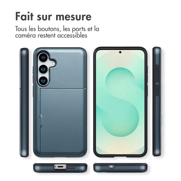 imoshion Coque arrière avec porte-cartes Samsung Galaxy S25 Plus - Bleu foncé