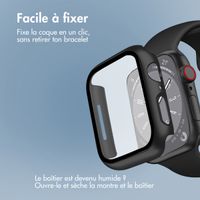 imoshion Coque rigide à couverture complète Apple Watch Series 7 / 8 / 9 - 41 mm - Noir