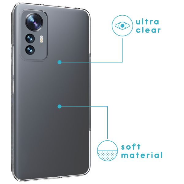 imoshion Softcase Back Cover Xiaomi 12 Lite - Transparent