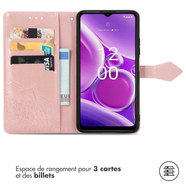 imoshion Etui de télephone Mandala Nokia G42 - Rose Doré