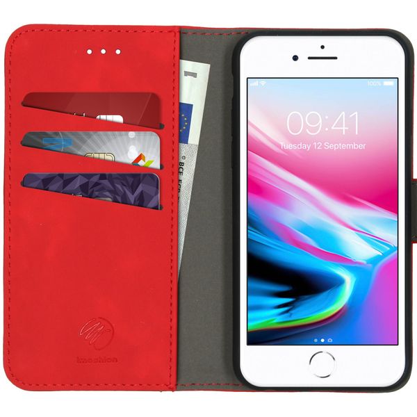 imoshion Etui de téléphone 2-en-1 amovible iPhone SE (2022 / 2020)/8/7/6(s) - Rouge