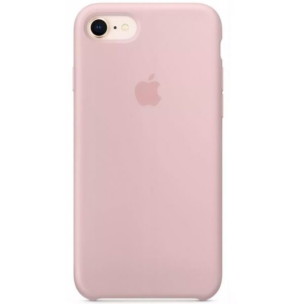 Apple Coque en silicone iPhone SE (2022 / 2020) / 8 / 7 - Pink Sand